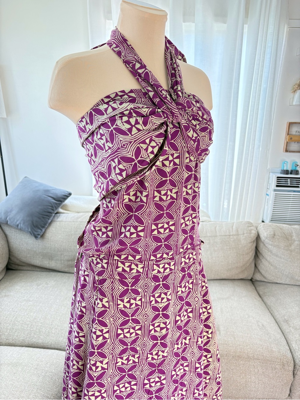 Gorgeous Noa Noa Wrap Top/Long Maxi Dress Beautiful!